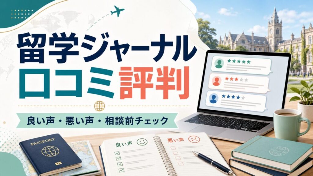 留学ジャーナルの口コミ評判と相談前チェック