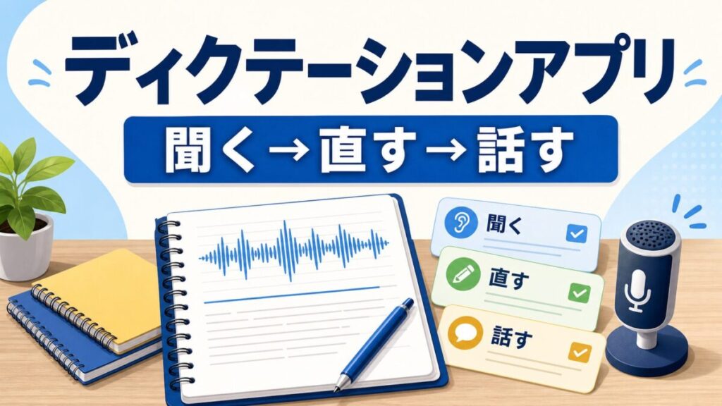 英語ディクテーションアプリの選び方