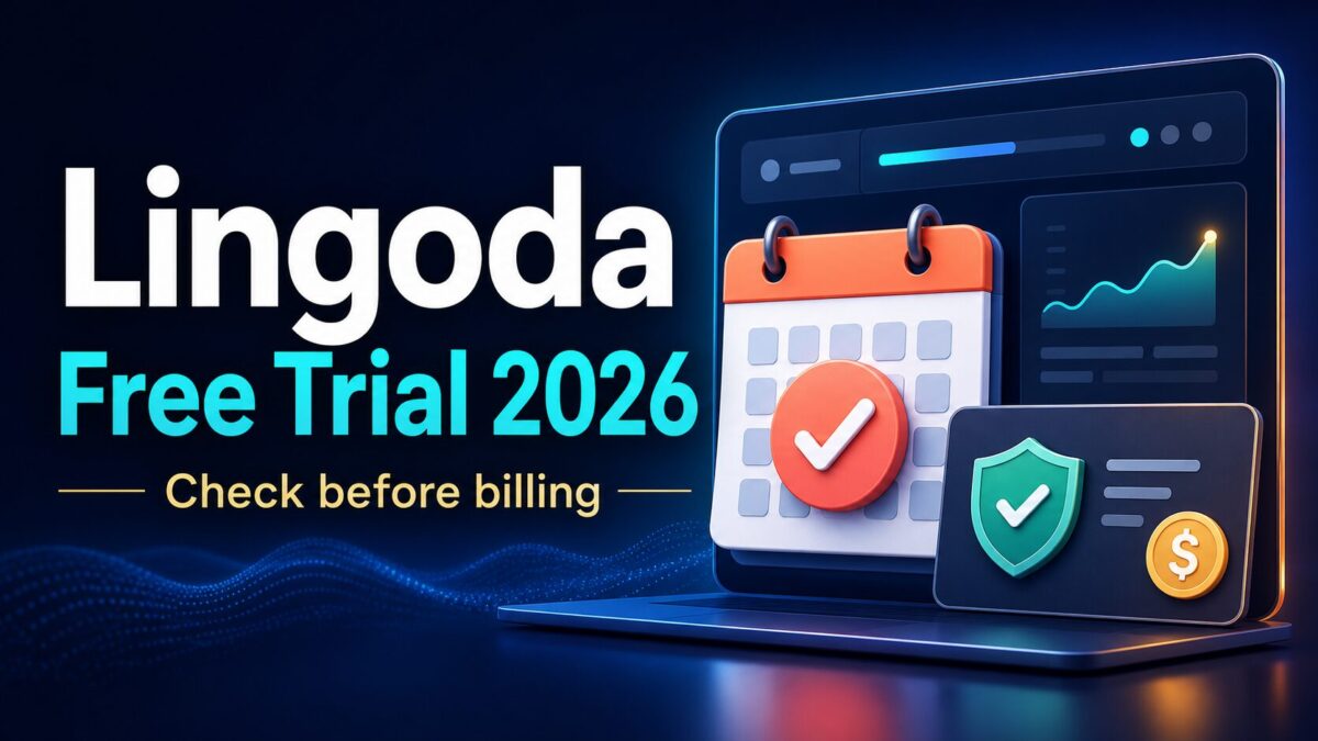 Lingoda Free Trial 2026の請求前チェックを示すサムネイル