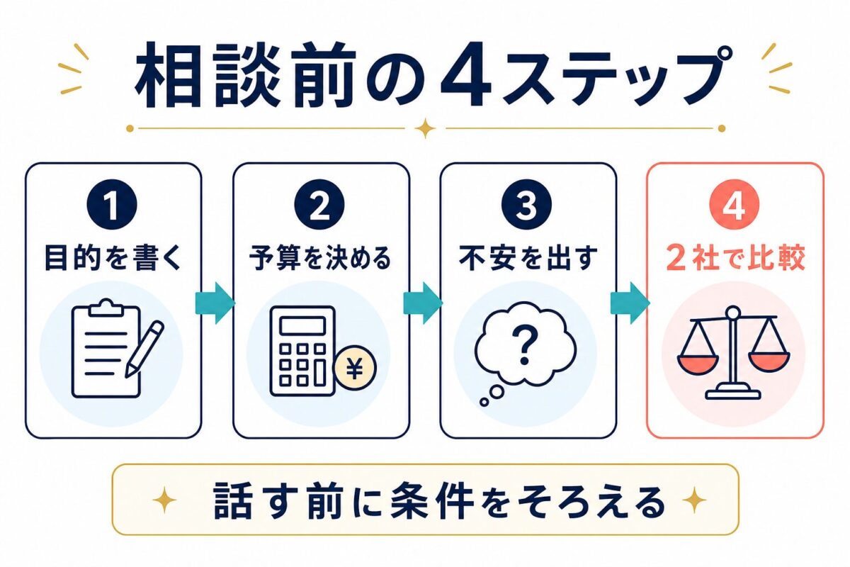 留学エージェント無料相談前に目的・予算・不安を整理して2社で比較する流れ