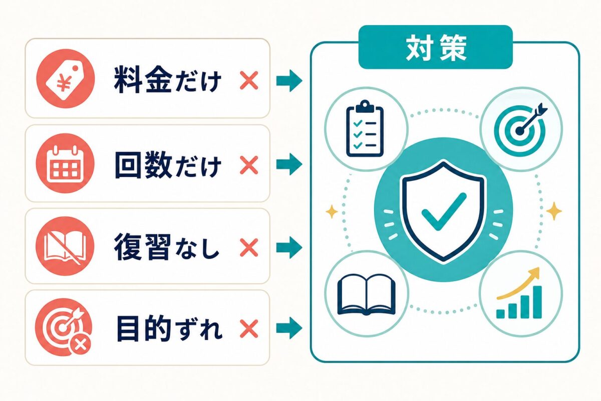 MeRISE英会話で避けたい選び方と対策