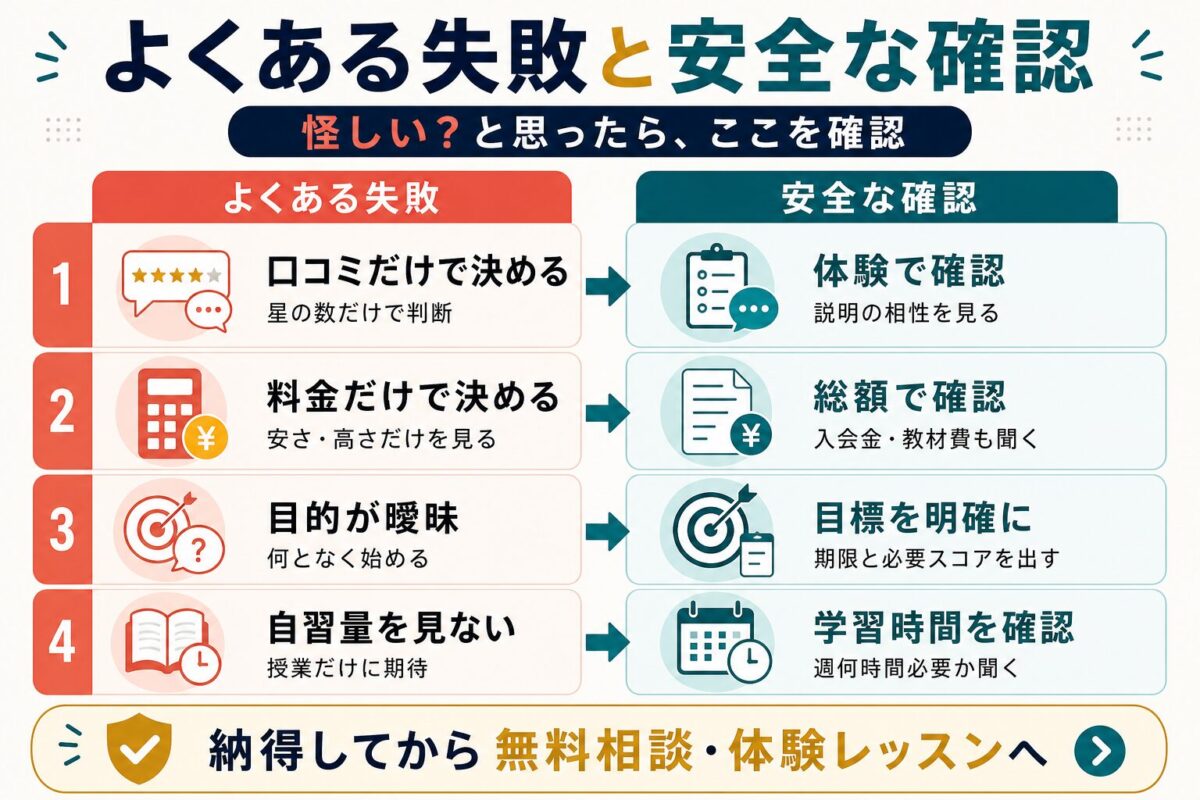リバティを口コミや料金だけで判断しないための確認ポイント