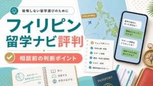 フィリピン留学ナビの評判と相談前の判断ポイントを示すサムネイル
