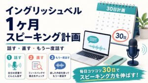 イングリッシュベルで1ヶ月スピーキングを伸ばす30日計画