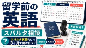 留学前の英語準備でスパルタ英会話相談を検討する記事サムネイル