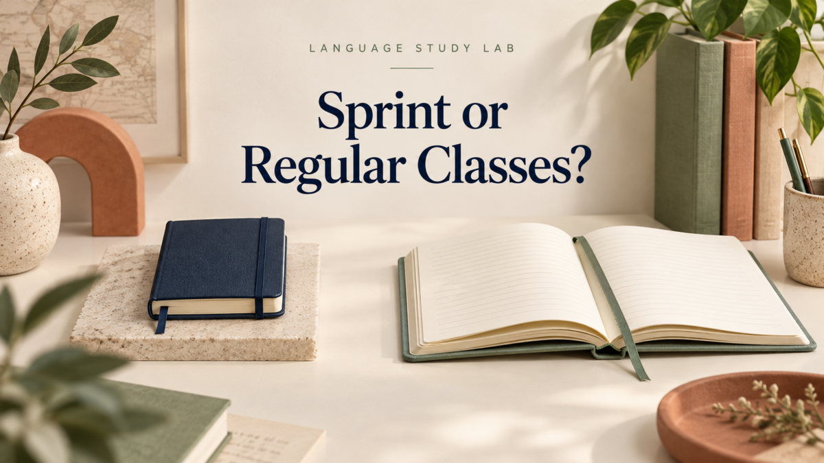 Lingoda Sprint vs Regular Courses: Commitment, Scheduling and Cost